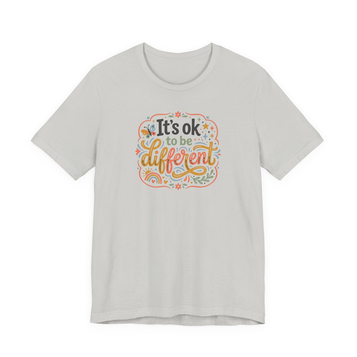 "It's OK To Be Different" Adult T-Shirt