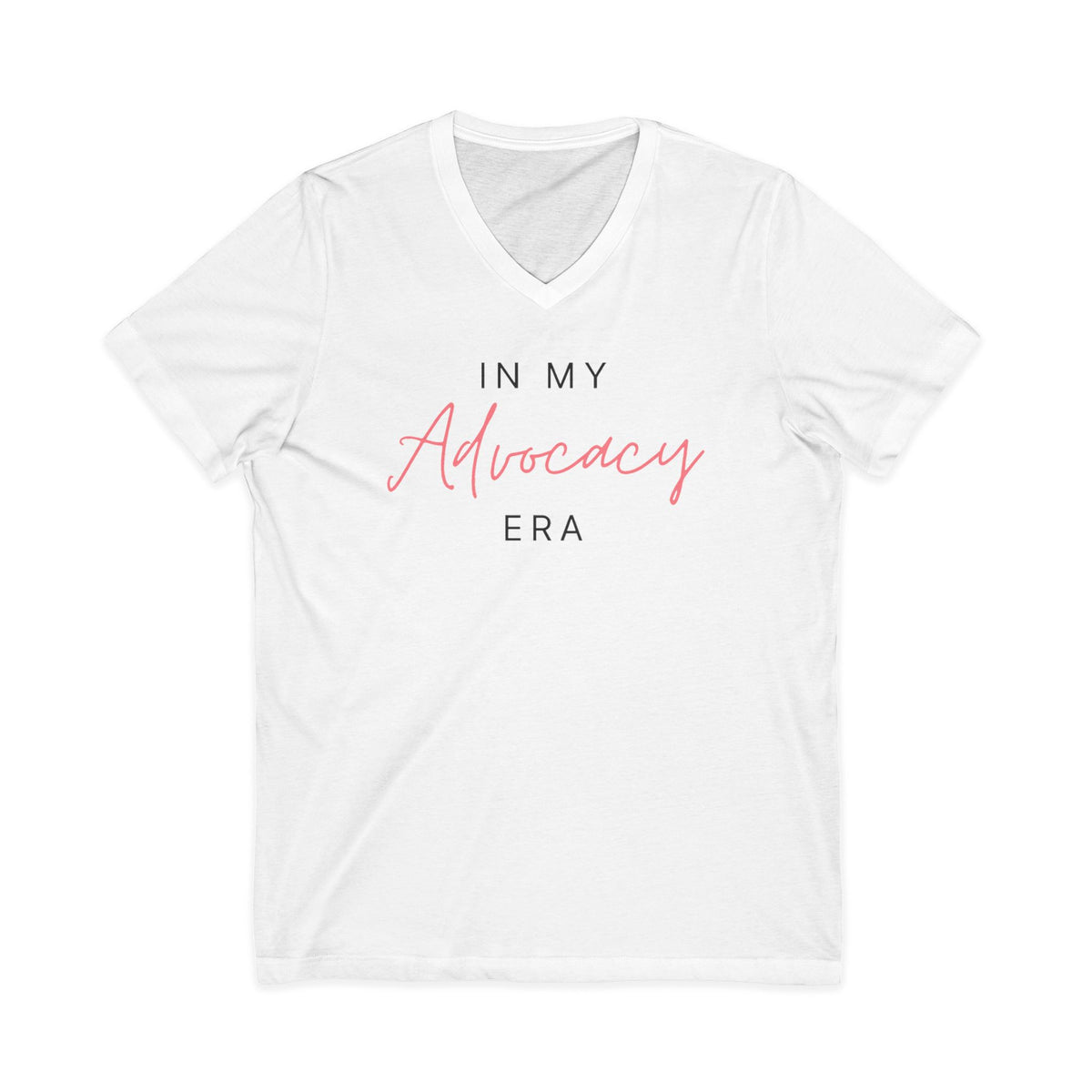 "Advocacy Era" Adult V-Neck Tee