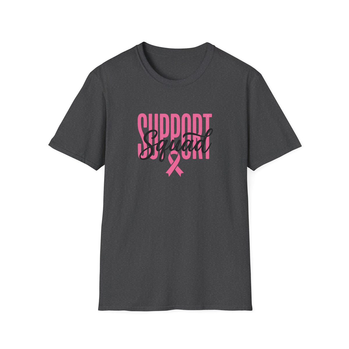 "Support Squad" Adult T-Shirt — Breast Cancer Awareness