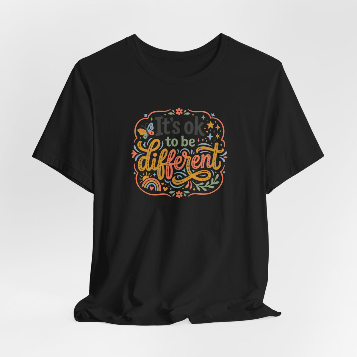 "It's OK To Be Different" Adult T-Shirt