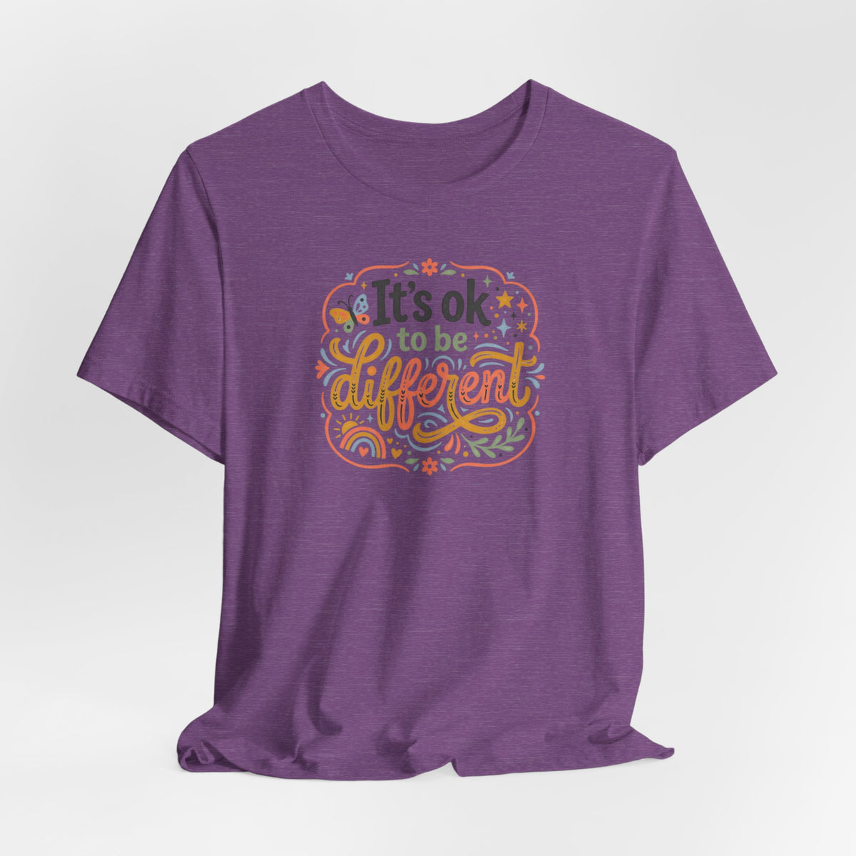 "It's OK To Be Different" Adult T-Shirt