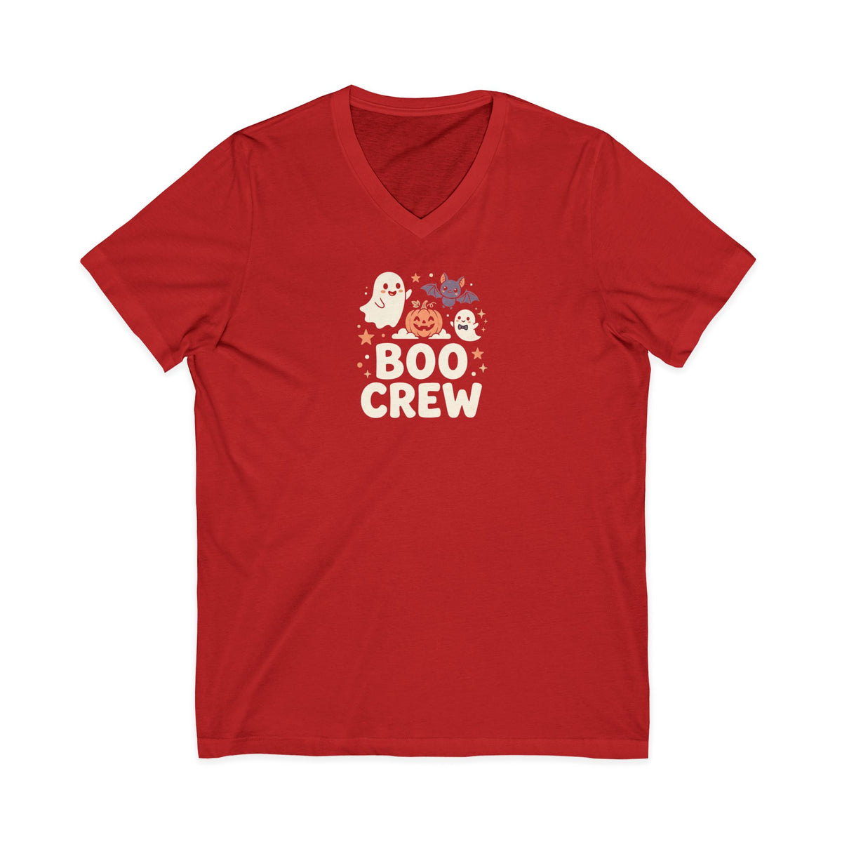 "BOO Crew" Adult V-Neck Tee