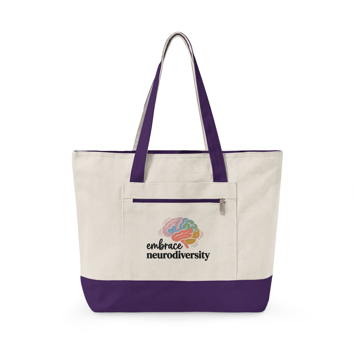 "Embrace Neurodiversity" Canvas Tote