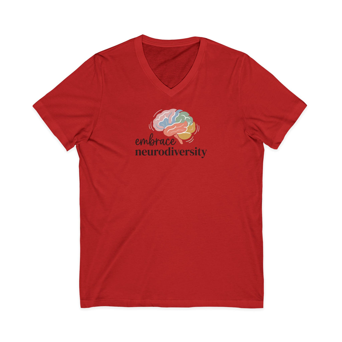 "Embrace Neurodiversity" V-Neck Tee