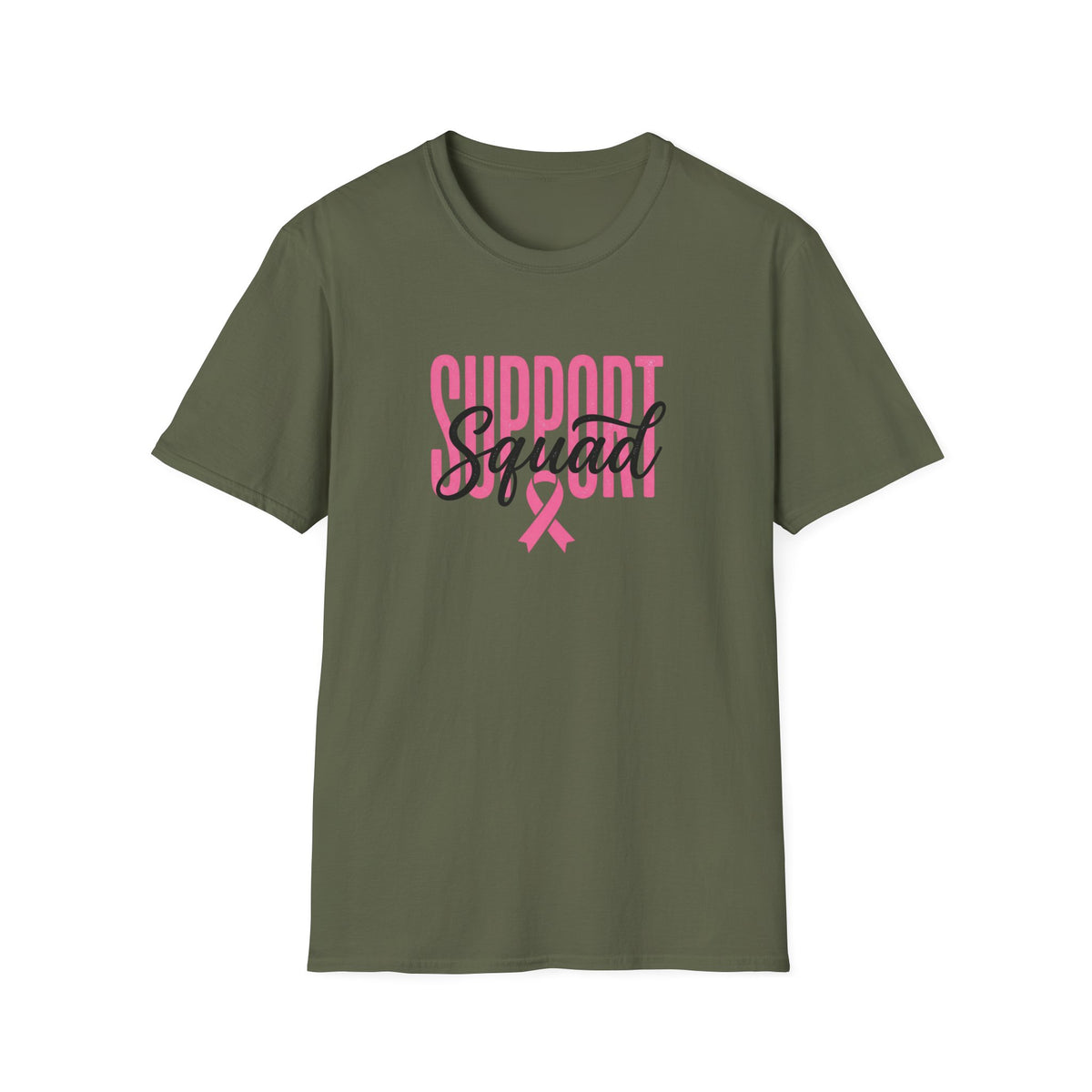 "Support Squad" Adult T-Shirt — Breast Cancer Awareness