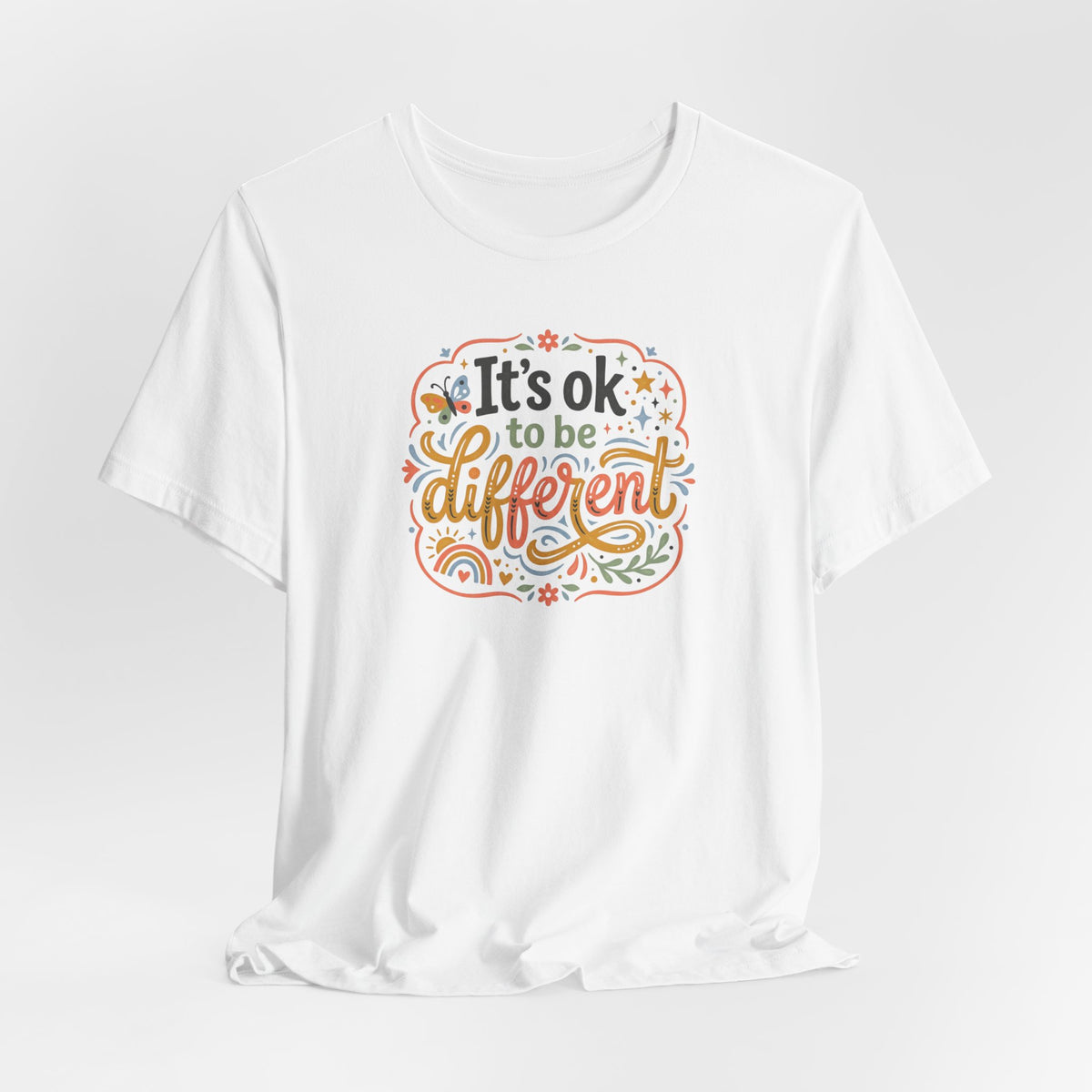 "It's OK To Be Different" Adult T-Shirt
