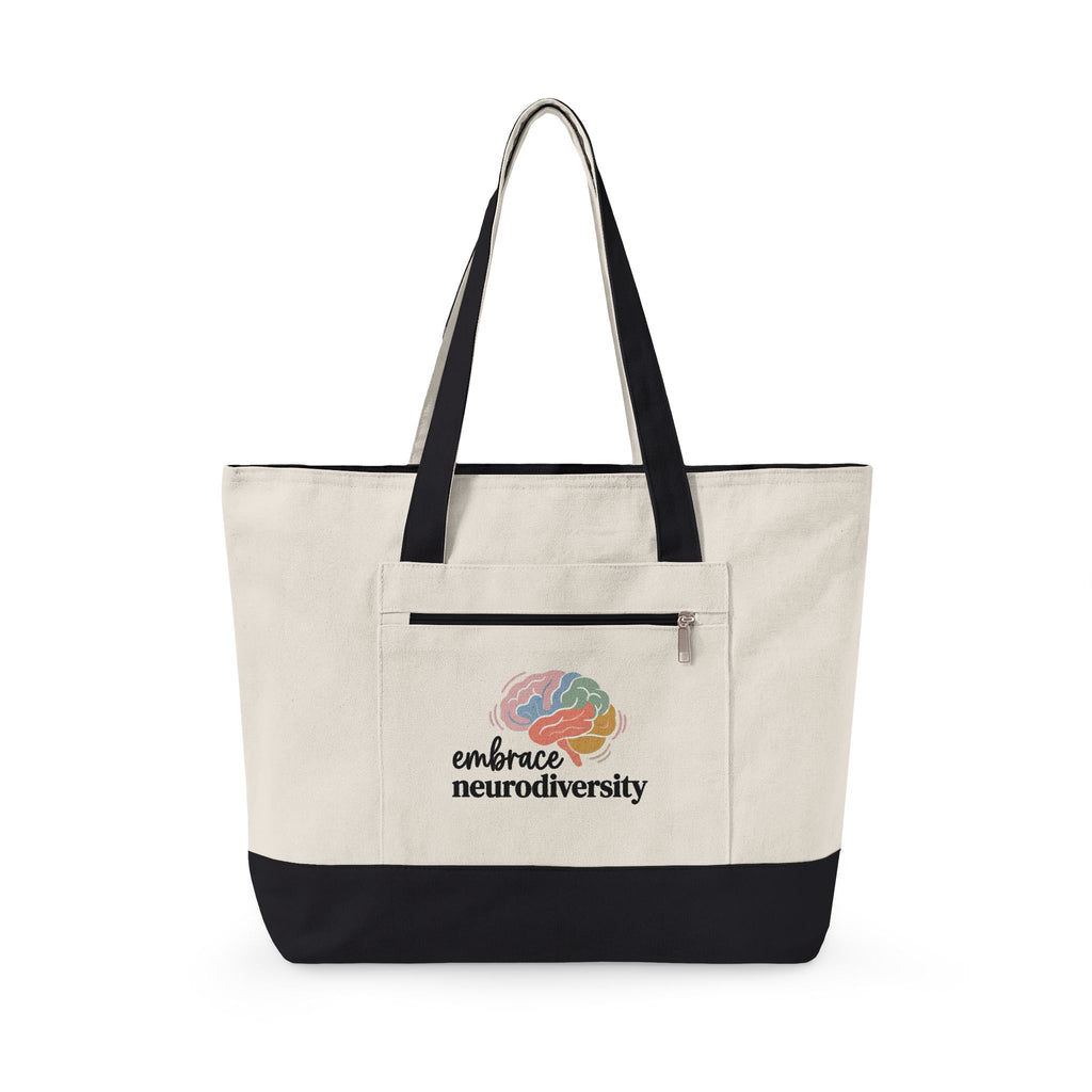 "Embrace Neurodiversity" Canvas Tote