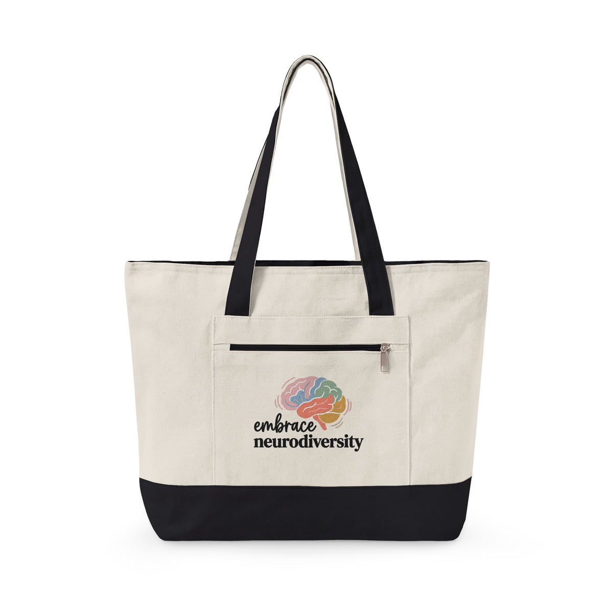 "Embrace Neurodiversity" Canvas Tote