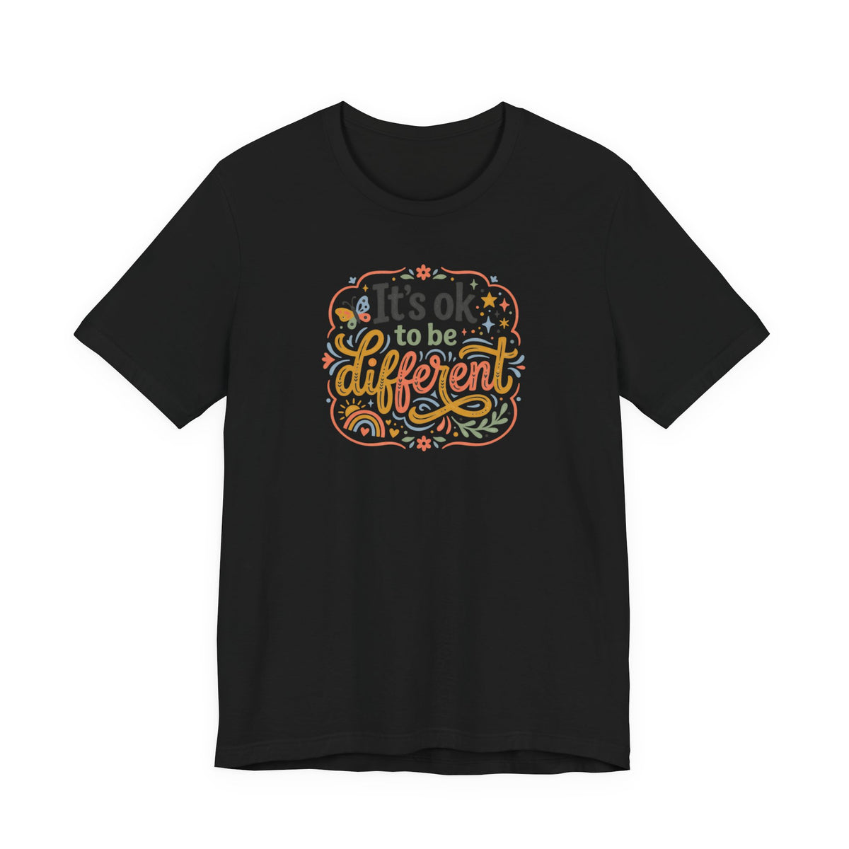 "It's OK To Be Different" Adult T-Shirt