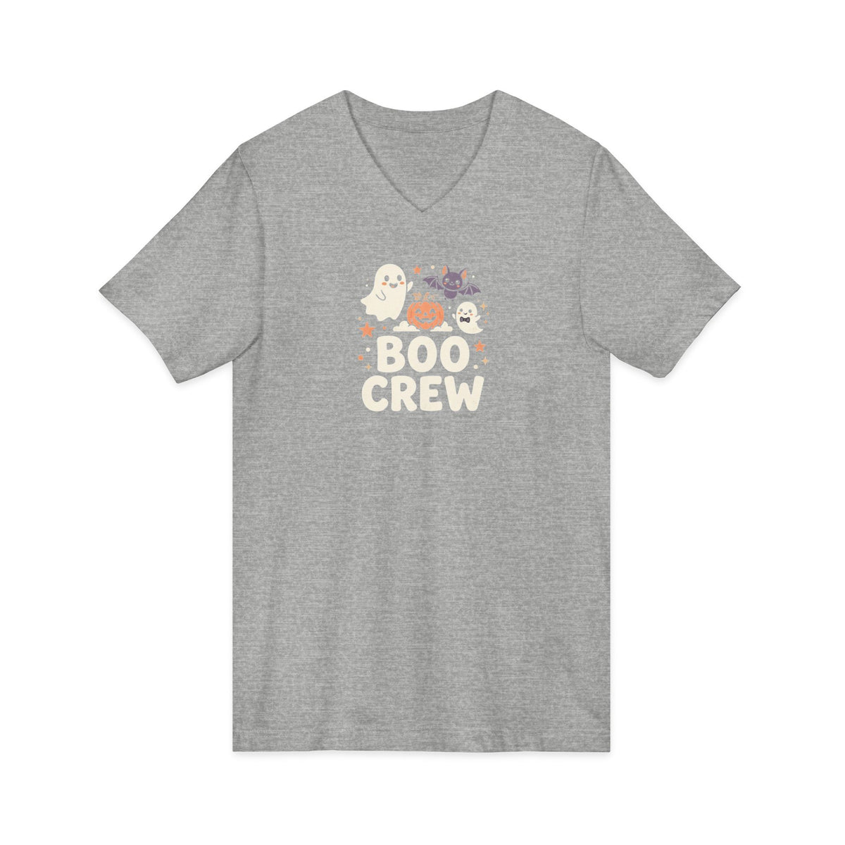 "BOO Crew" Adult V-Neck Tee