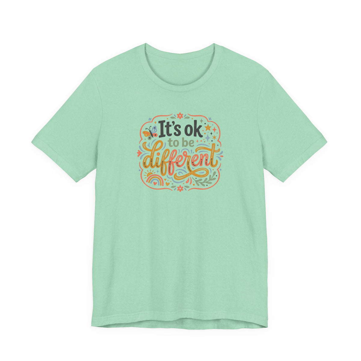 "It's OK To Be Different" Adult T-Shirt