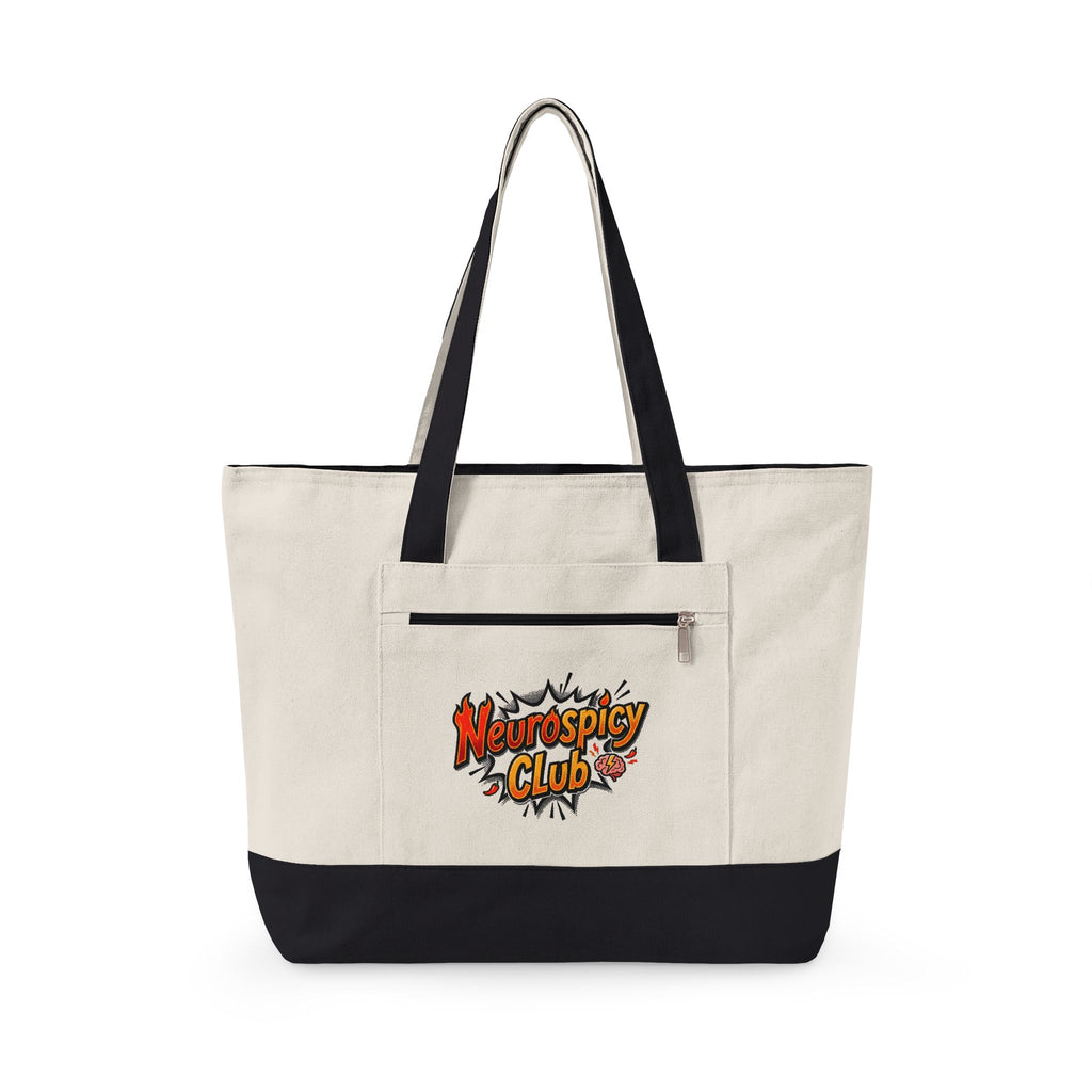 "Neurospicy Club" Canvas Tote Bag