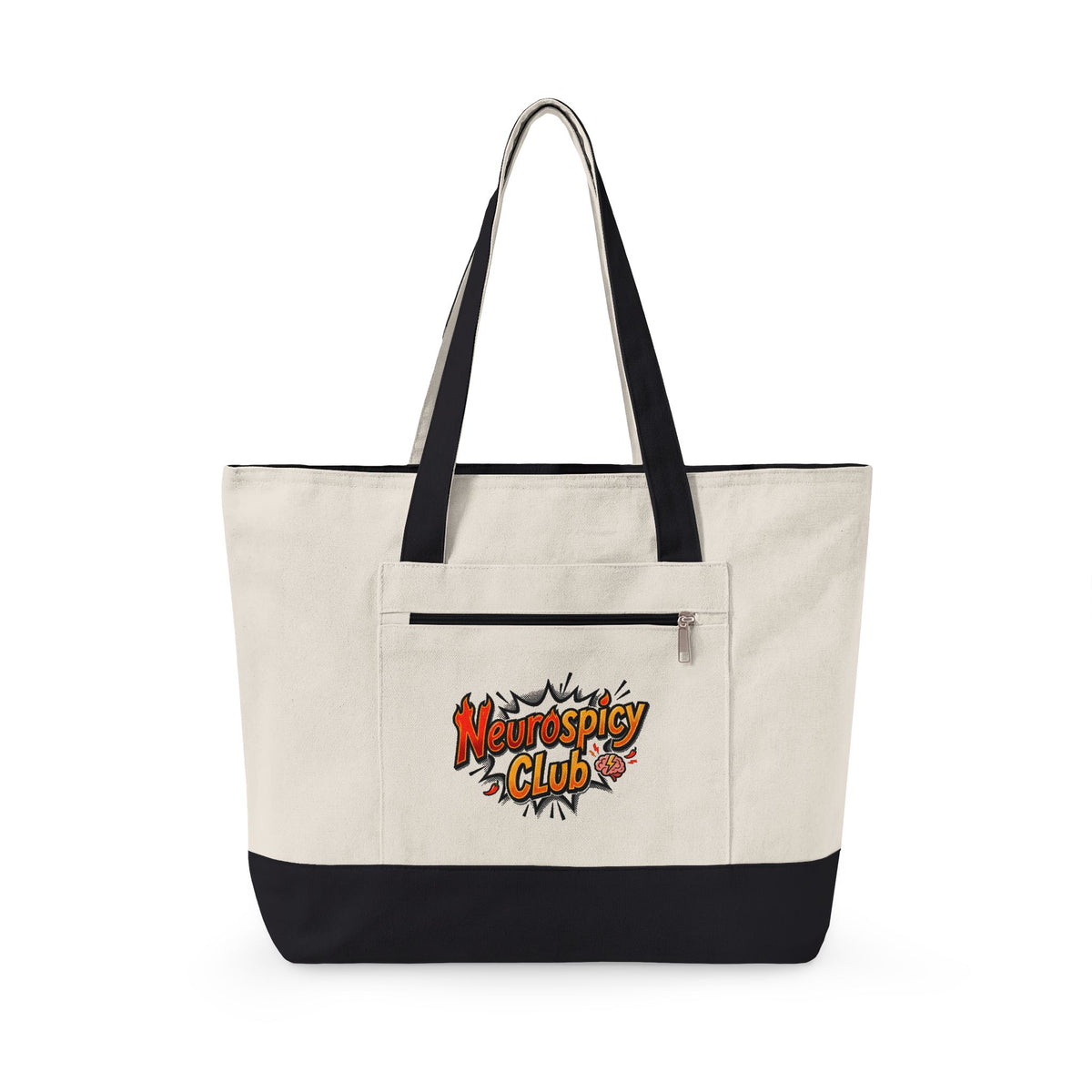 "Neurospicy Club" Canvas Tote Bag