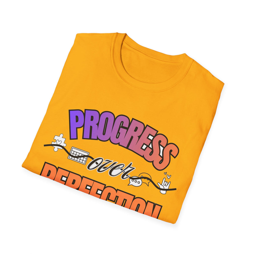 "Progress Over Perfection" Adult T-Shirt