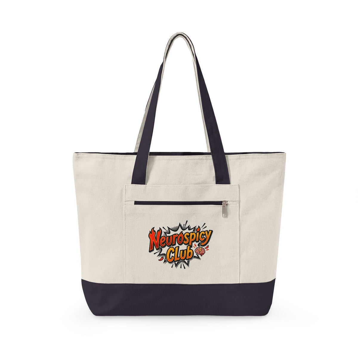 "Neurospicy Club" Canvas Tote Bag