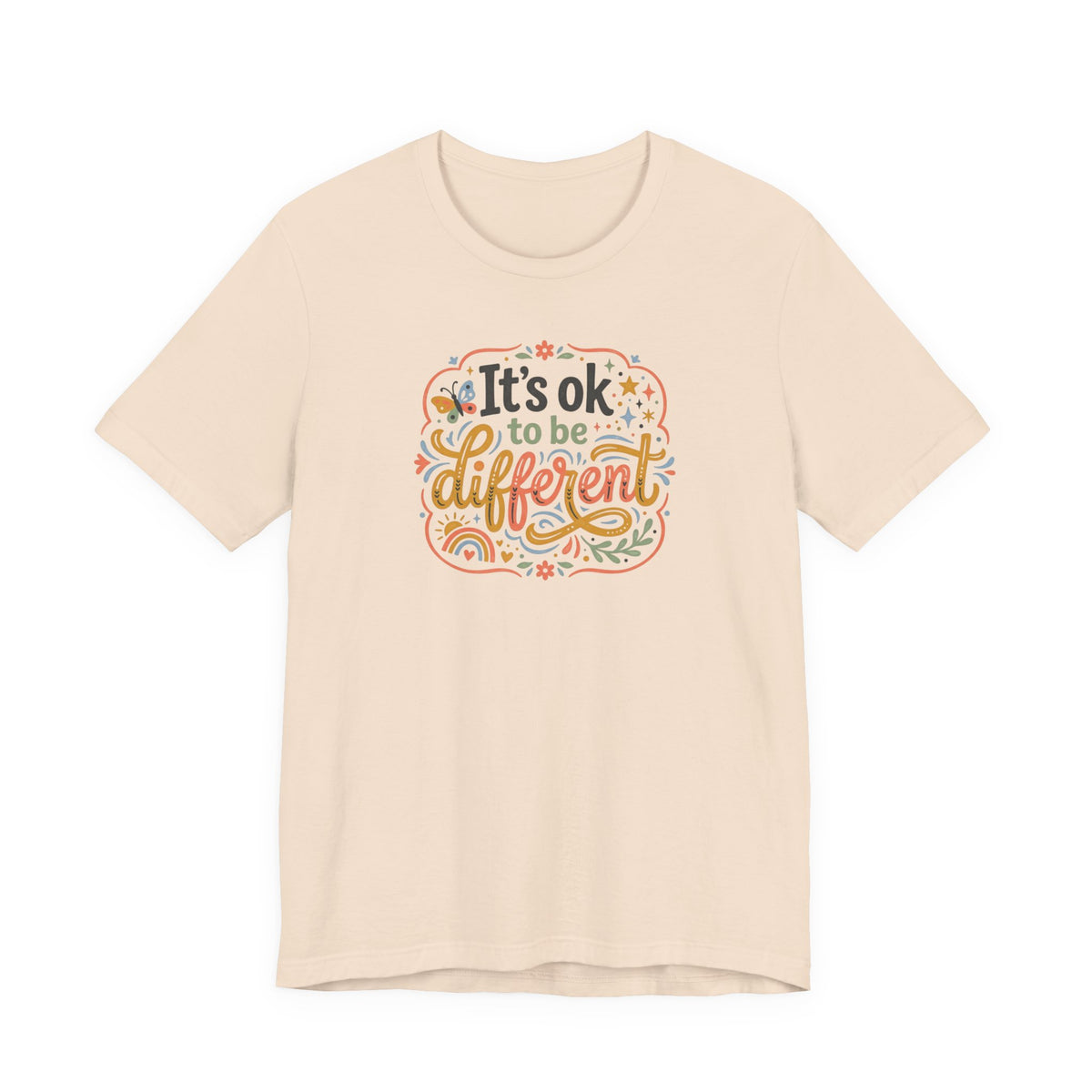 "It's OK To Be Different" Adult T-Shirt
