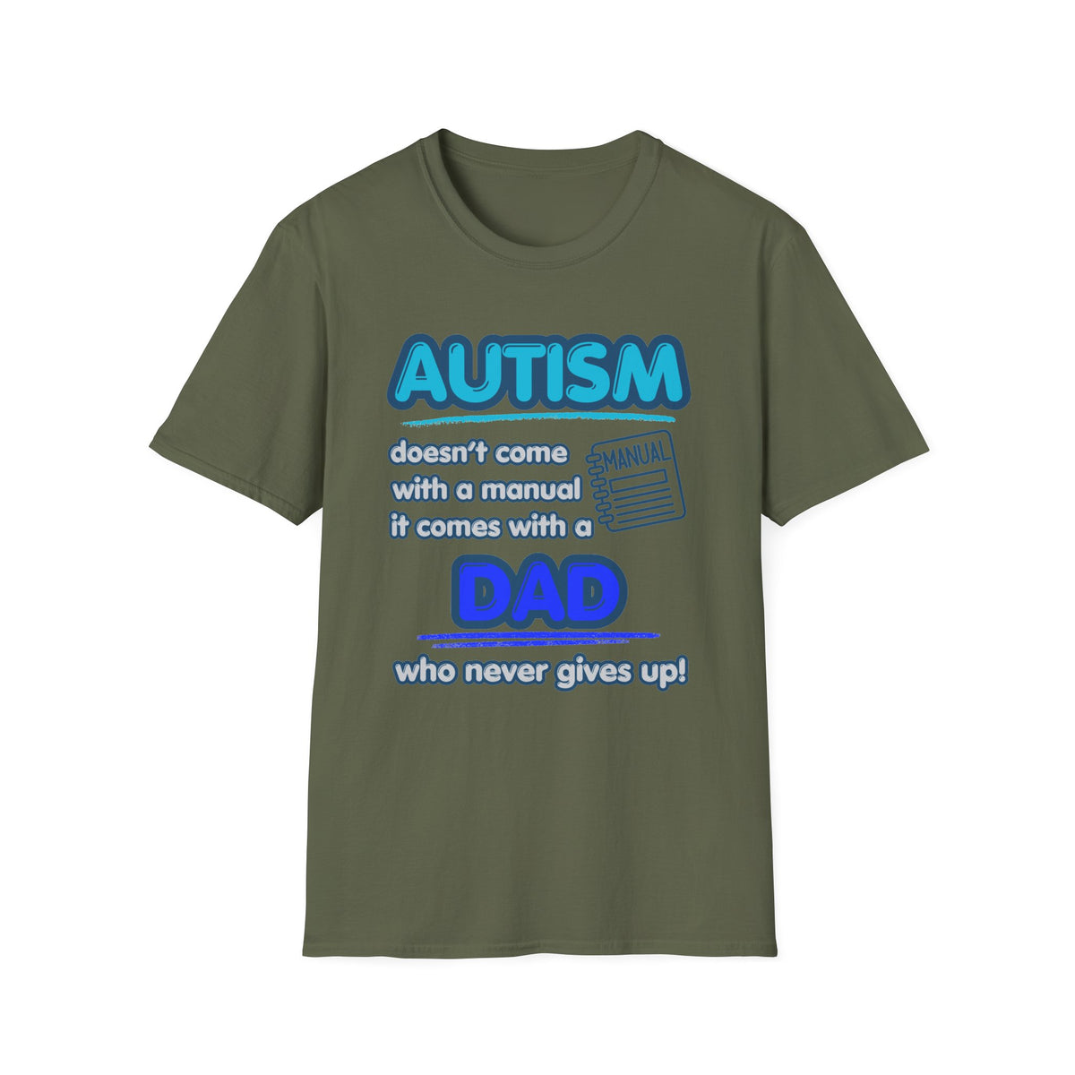 "Autism Dad" Adult T-Shirt