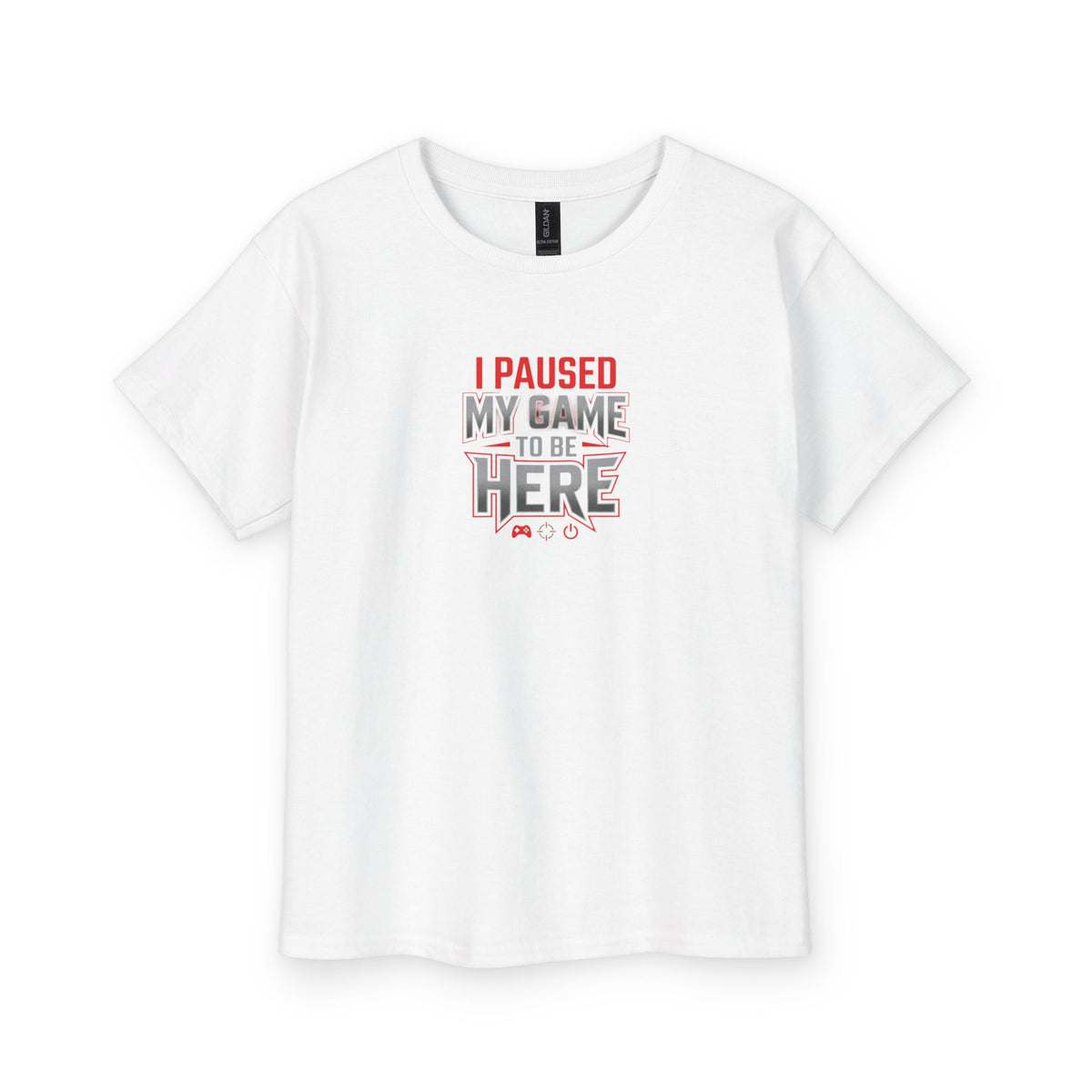"I Paused My Game to Be Here" Youth Tee