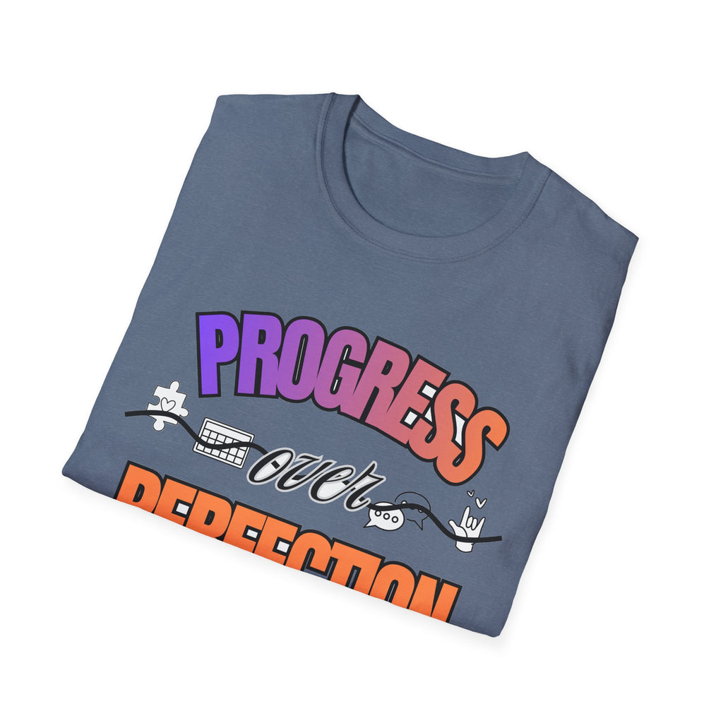 "Progress Over Perfection" Adult T-Shirt