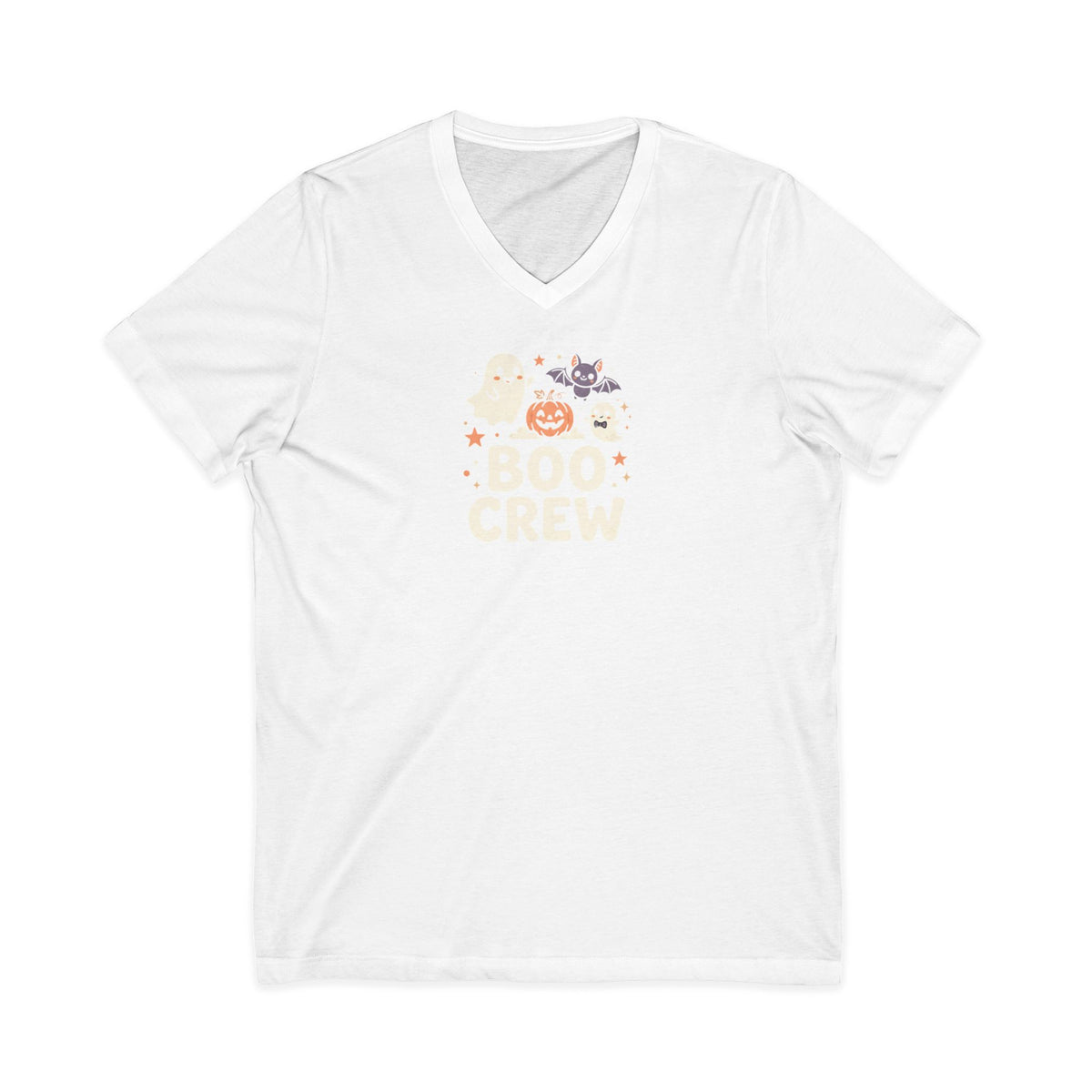 "BOO Crew" Adult V-Neck Tee