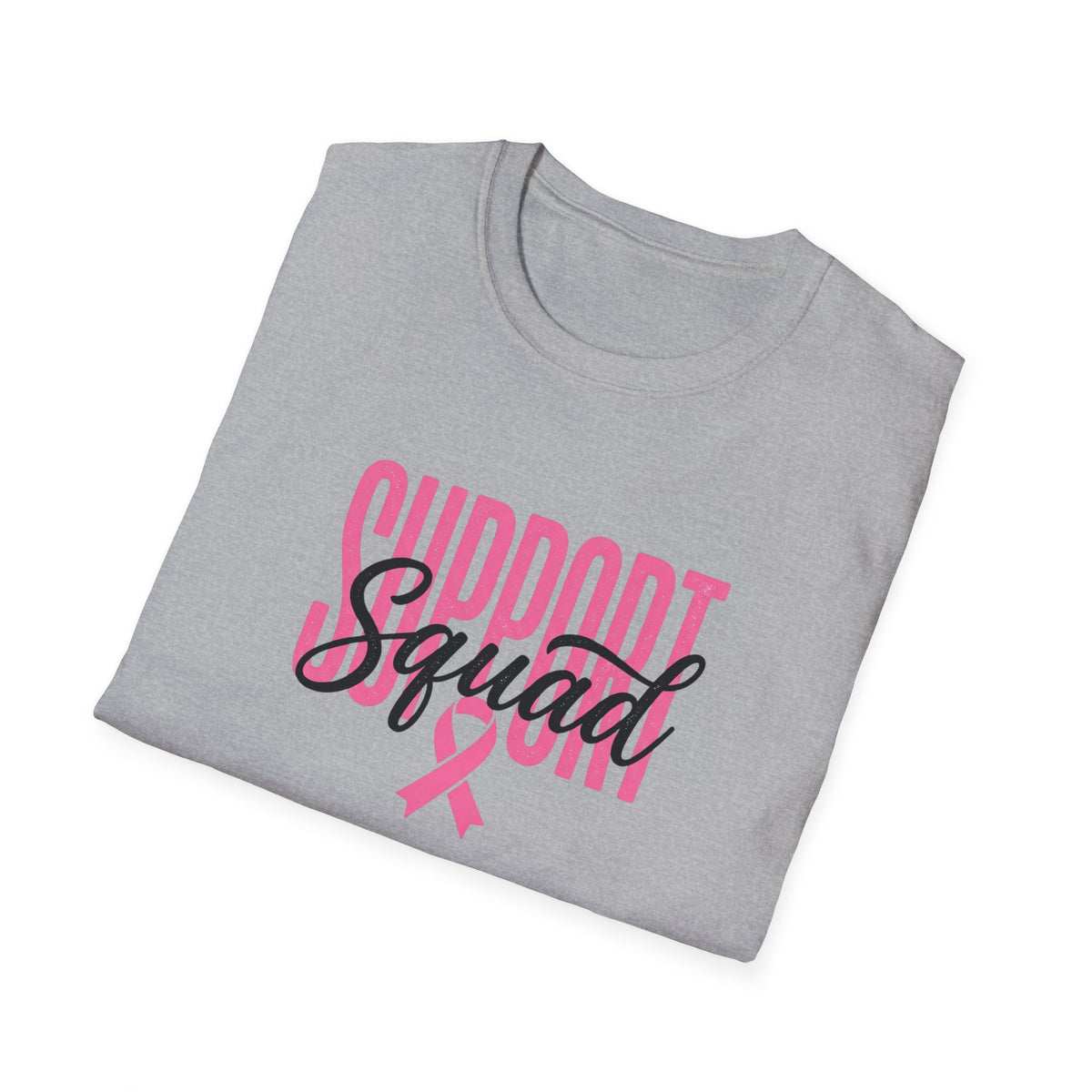 "Support Squad" Adult T-Shirt — Breast Cancer Awareness