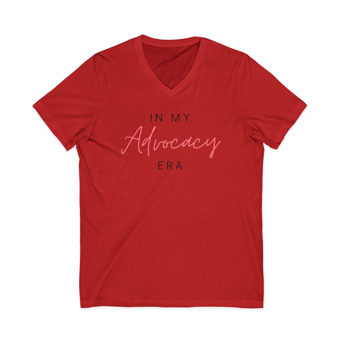 "Advocacy Era" Adult V-Neck Tee