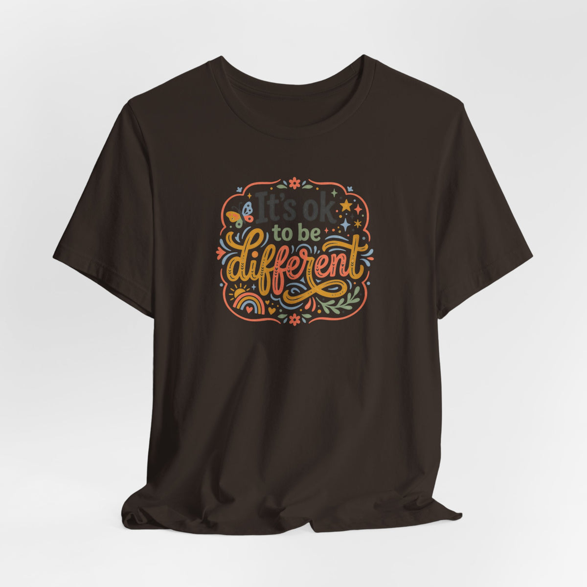 "It's OK To Be Different" Adult T-Shirt