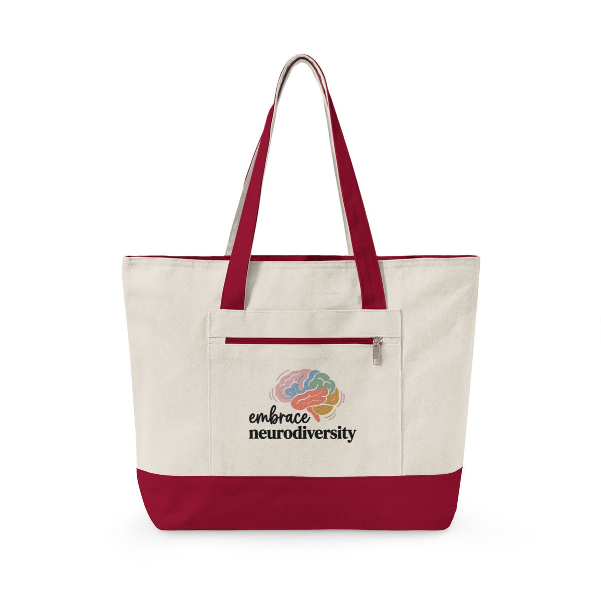 "Embrace Neurodiversity" Canvas Tote