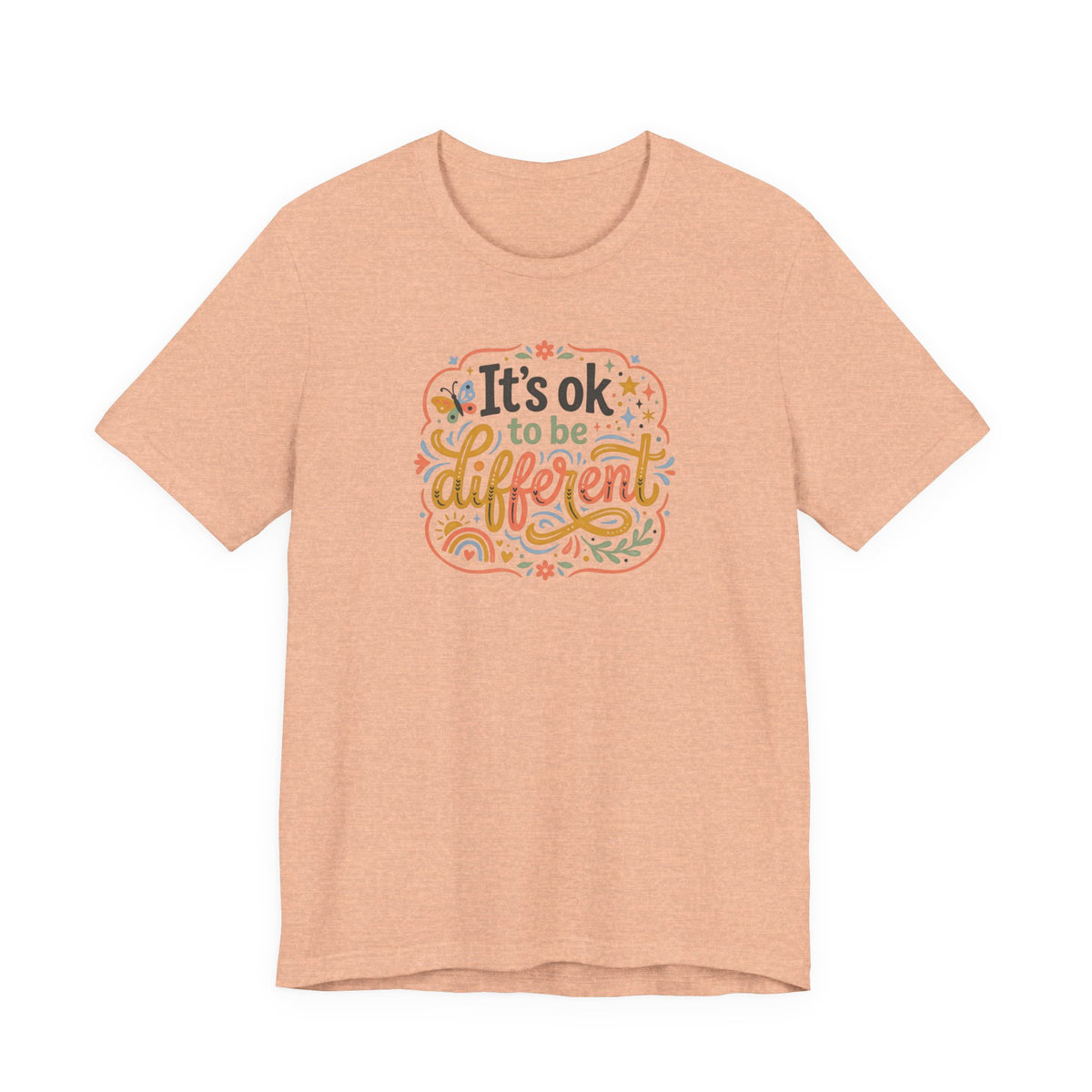 "It's OK To Be Different" Adult T-Shirt