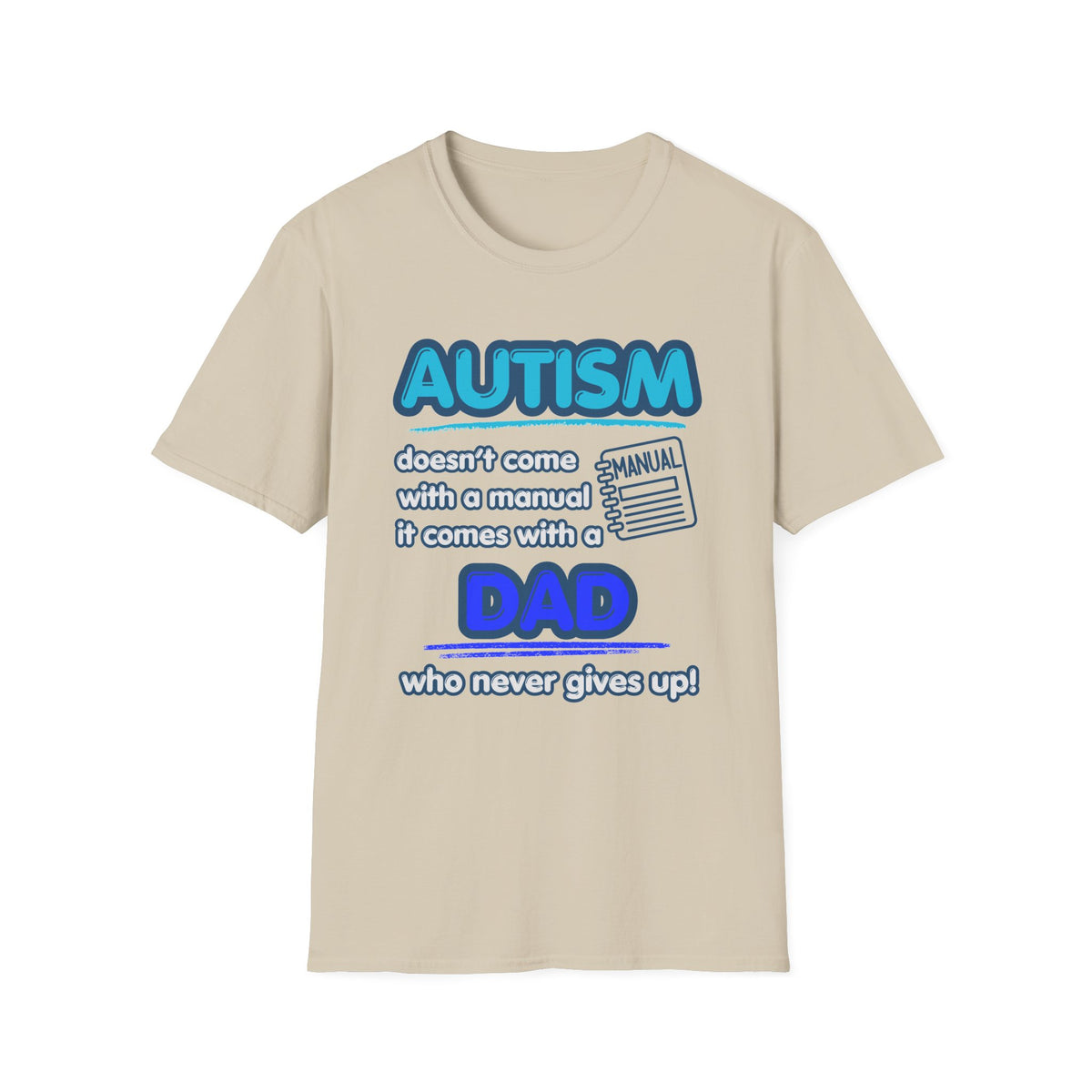"Autism Dad" Adult T-Shirt