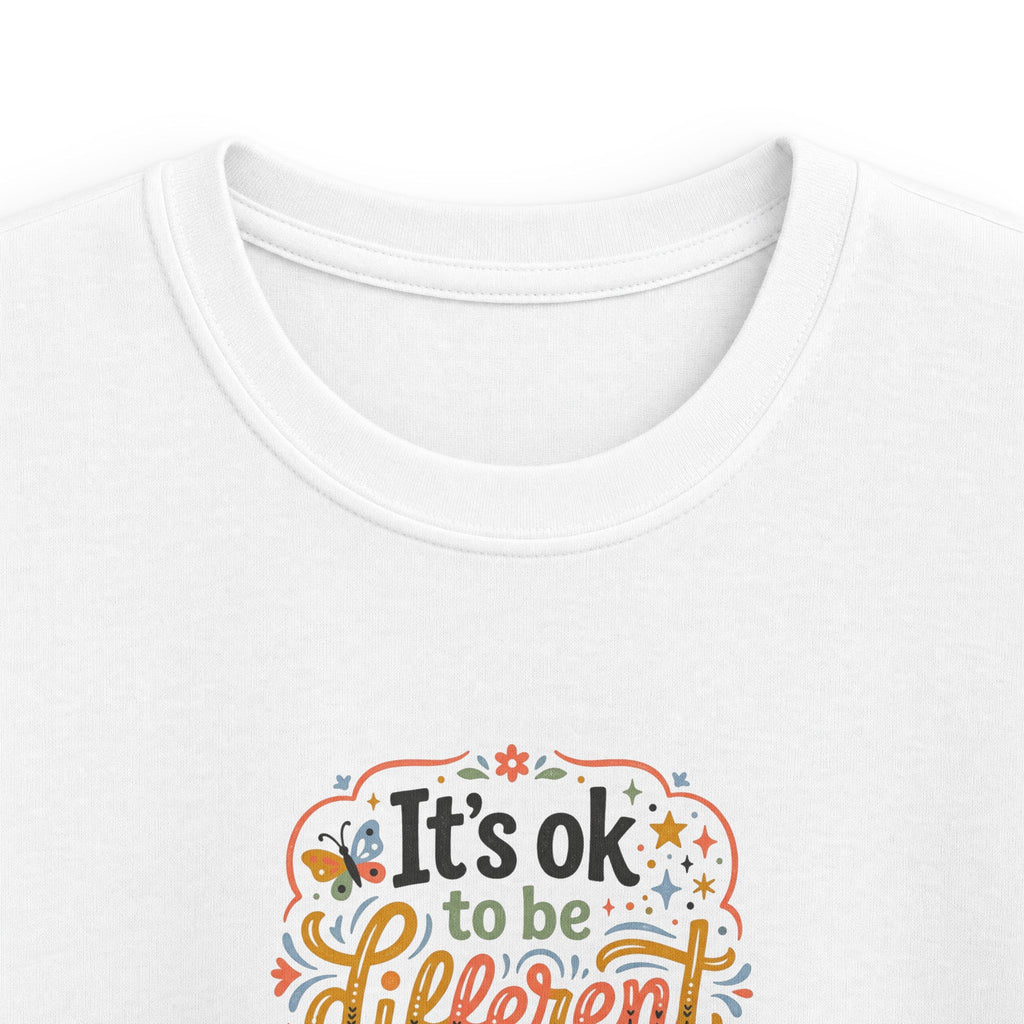 Kids T‑Shirt — “It’s OK to Be Different” Positive Message Tee