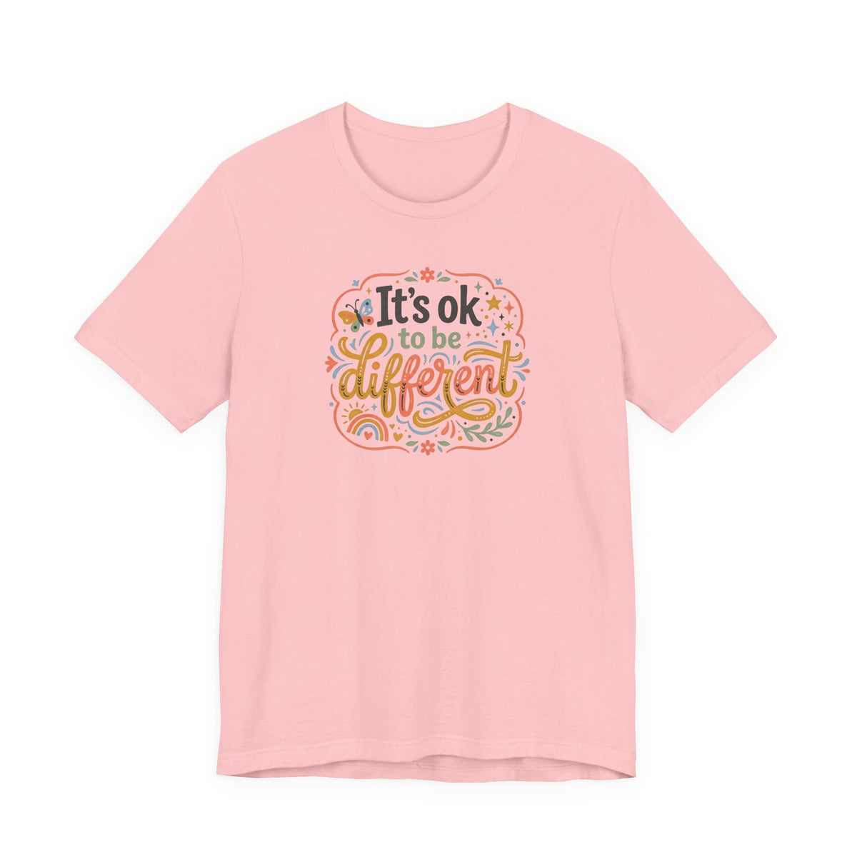 "It's OK To Be Different" Adult T-Shirt
