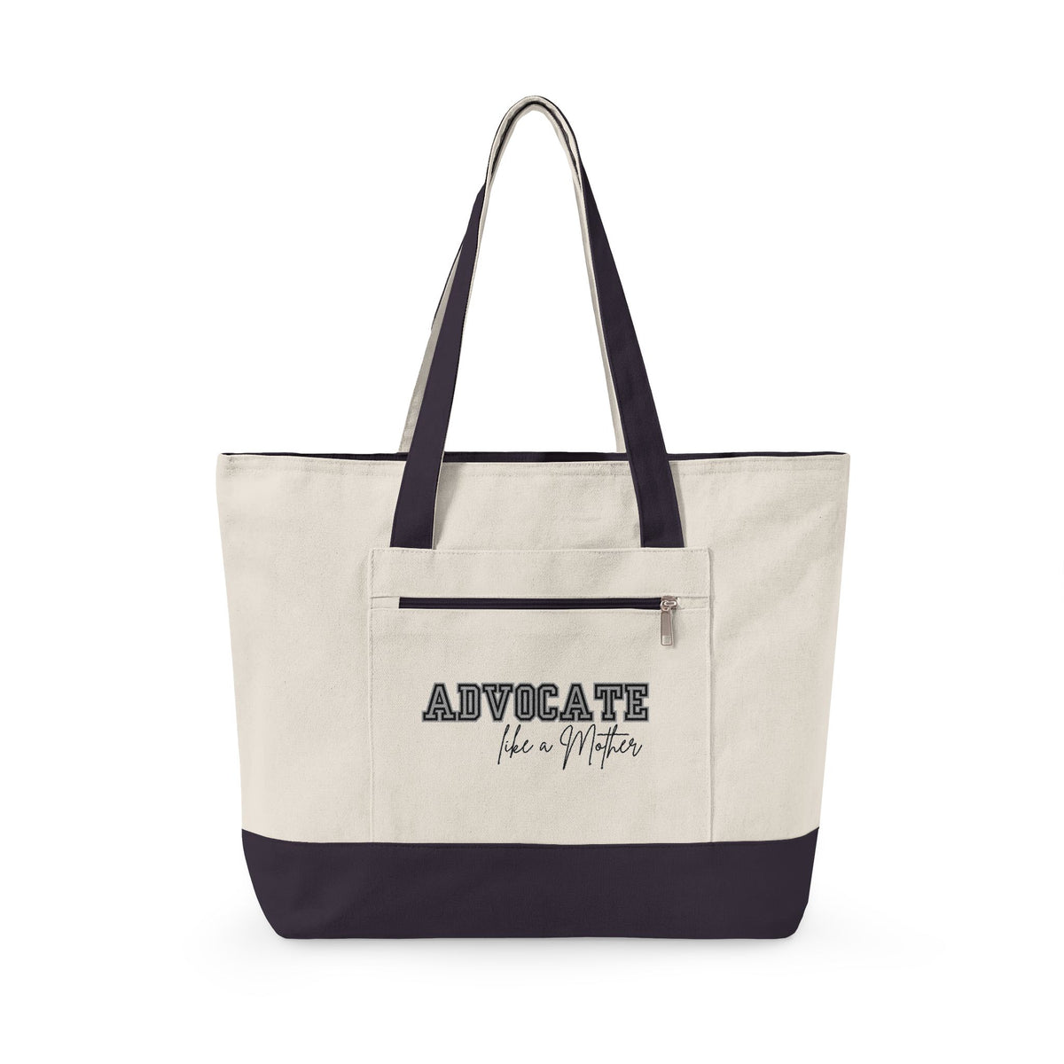 "Advocate Like a Mother" Canvas Tote Bag