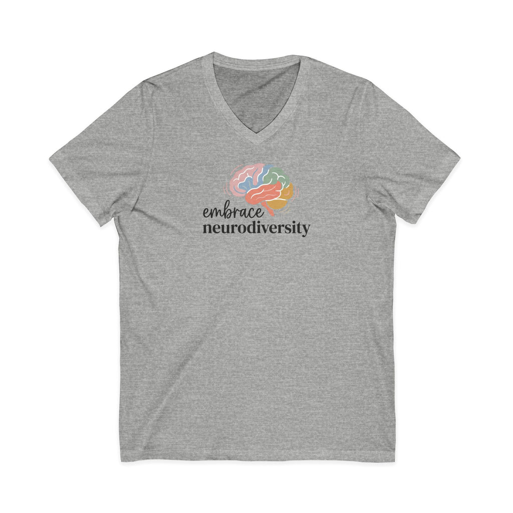 "Embrace Neurodiversity" V-Neck Tee