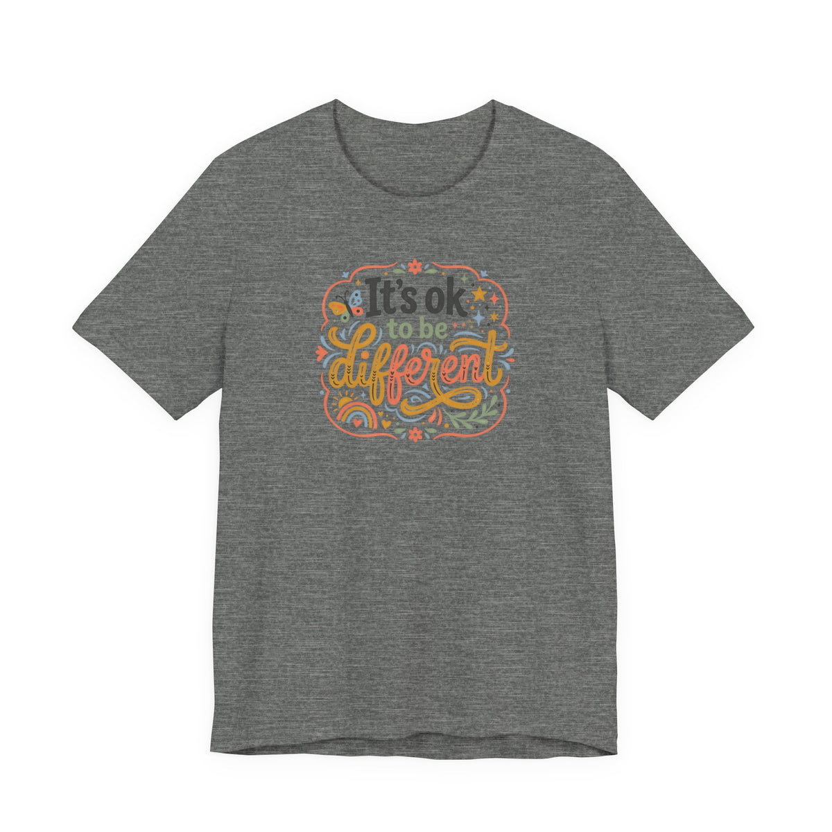 "It's OK To Be Different" Adult T-Shirt