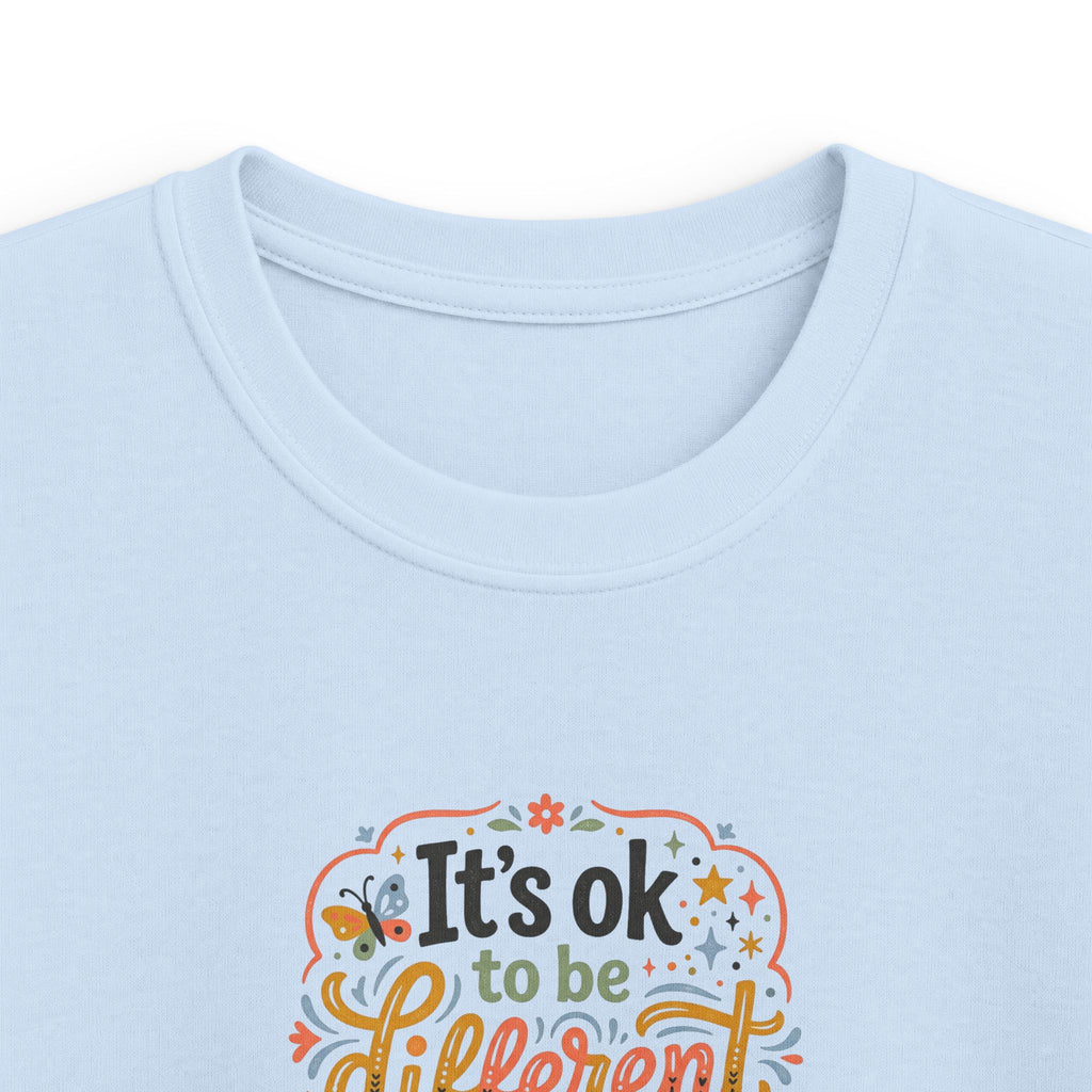 Kids T‑Shirt — “It’s OK to Be Different” Positive Message Tee