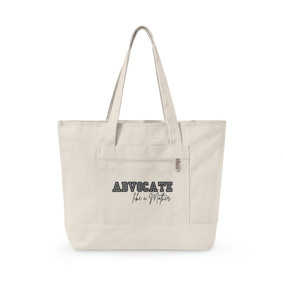 "Advocate Like a Mother" Canvas Tote Bag
