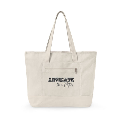 "Advocate Like a Mother" Canvas Tote Bag