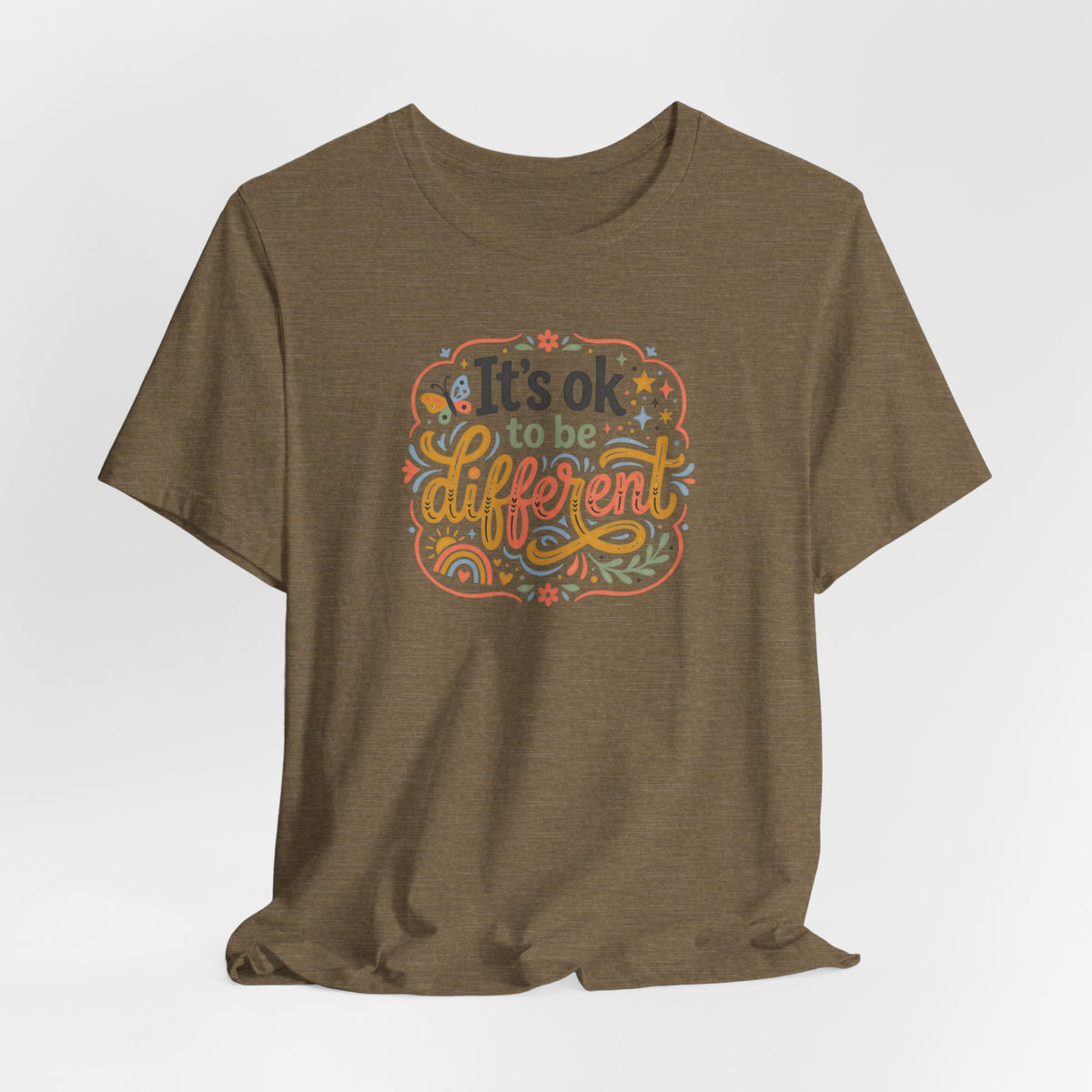 "It's OK To Be Different" Adult T-Shirt