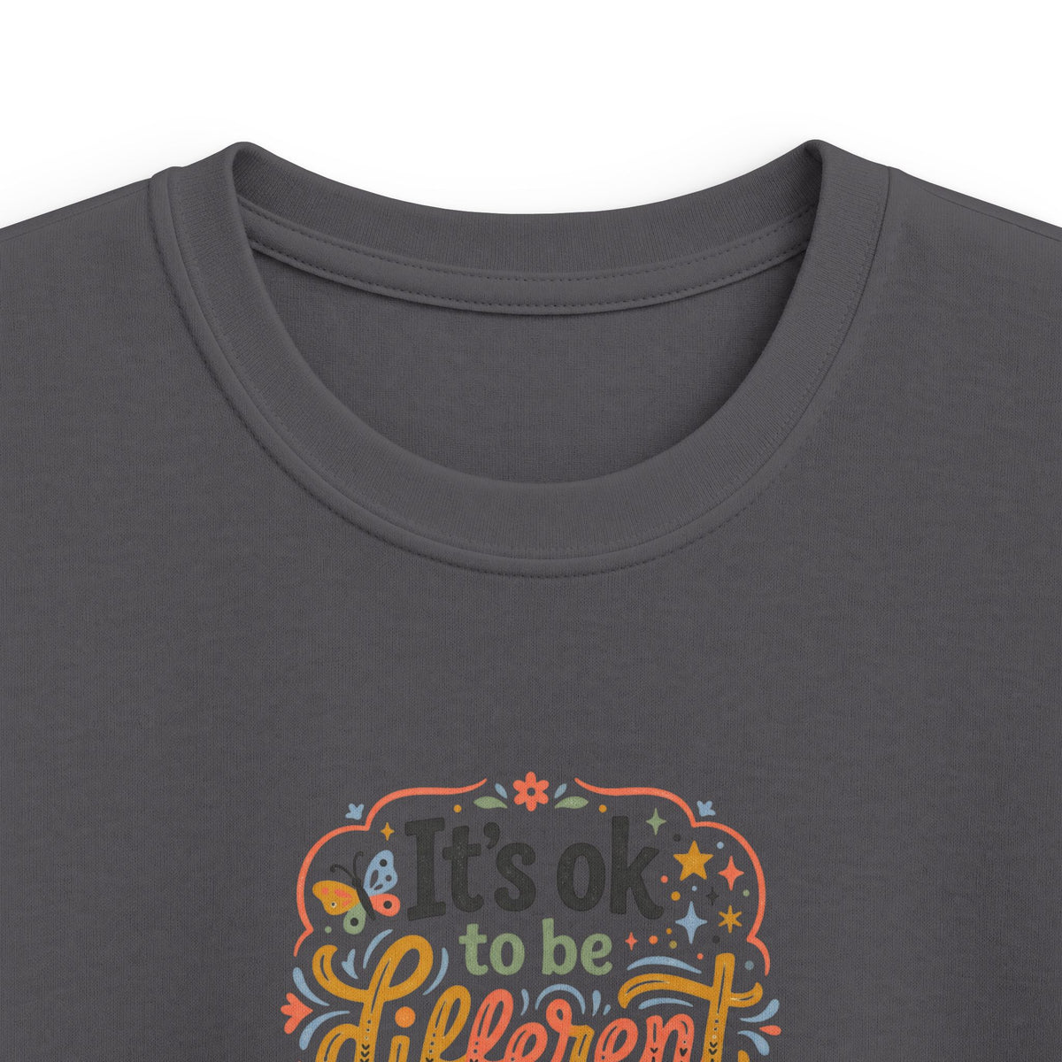 Kids T‑Shirt — “It’s OK to Be Different” Positive Message Tee