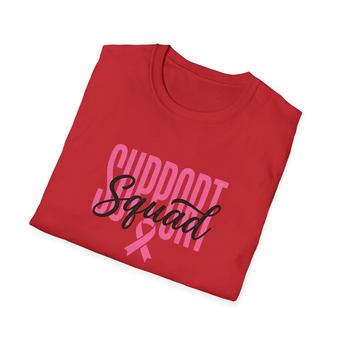 "Support Squad" Adult T-Shirt — Breast Cancer Awareness