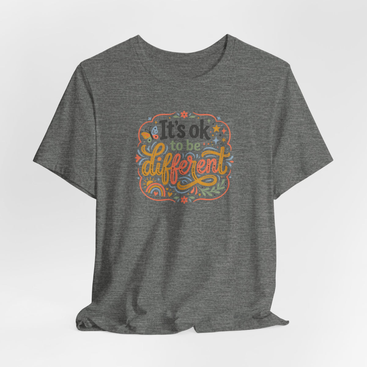 "It's OK To Be Different" Adult T-Shirt
