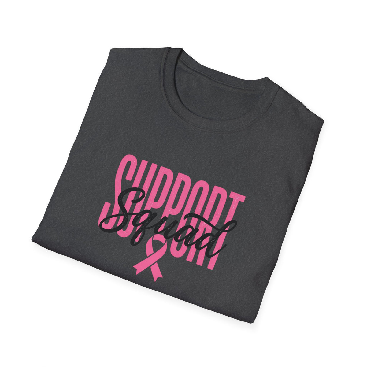 "Support Squad" Adult T-Shirt — Breast Cancer Awareness