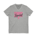 "Support Squad" V-Neck Tee — Breast Cancer Awareness