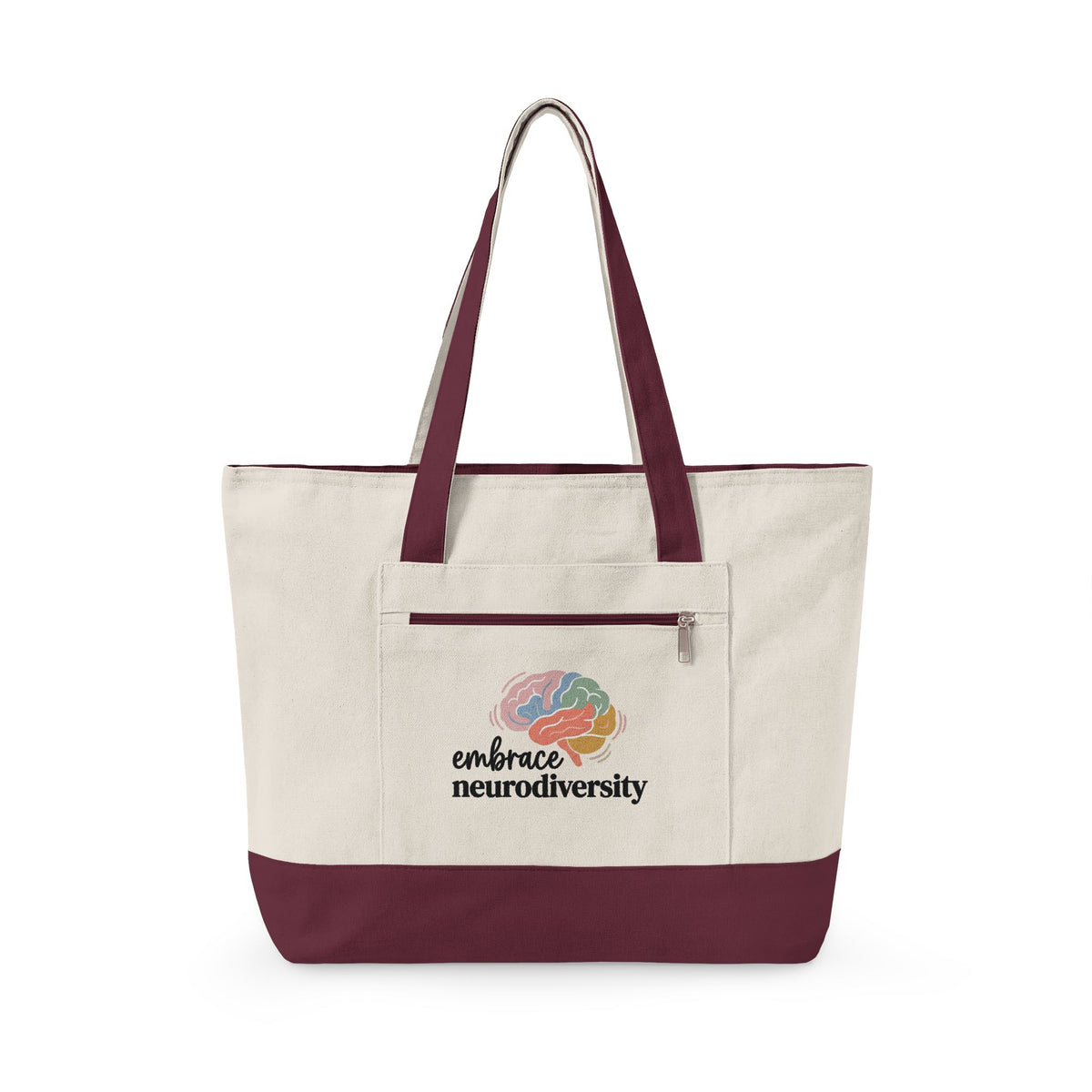 "Embrace Neurodiversity" Canvas Tote