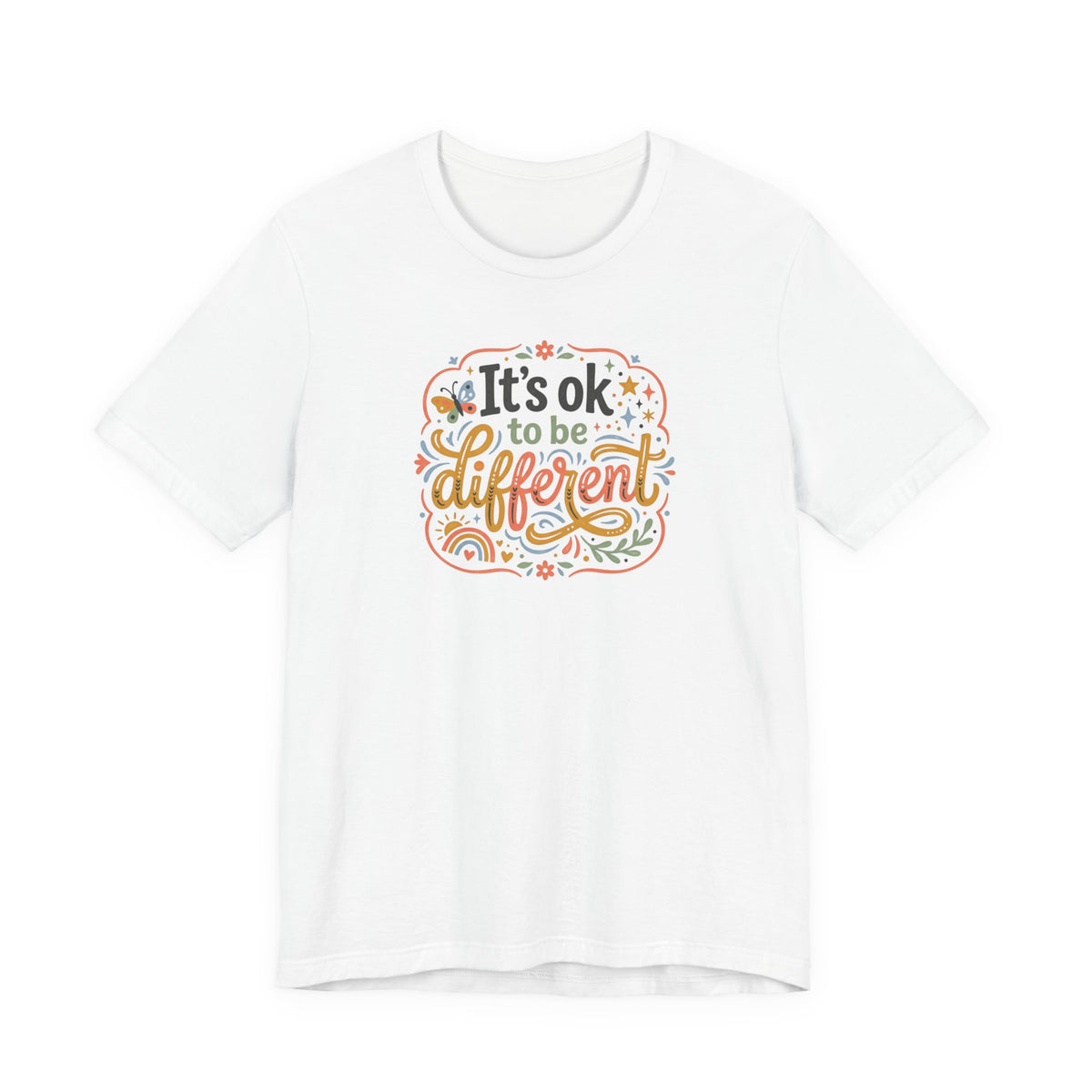 "It's OK To Be Different" Adult T-Shirt