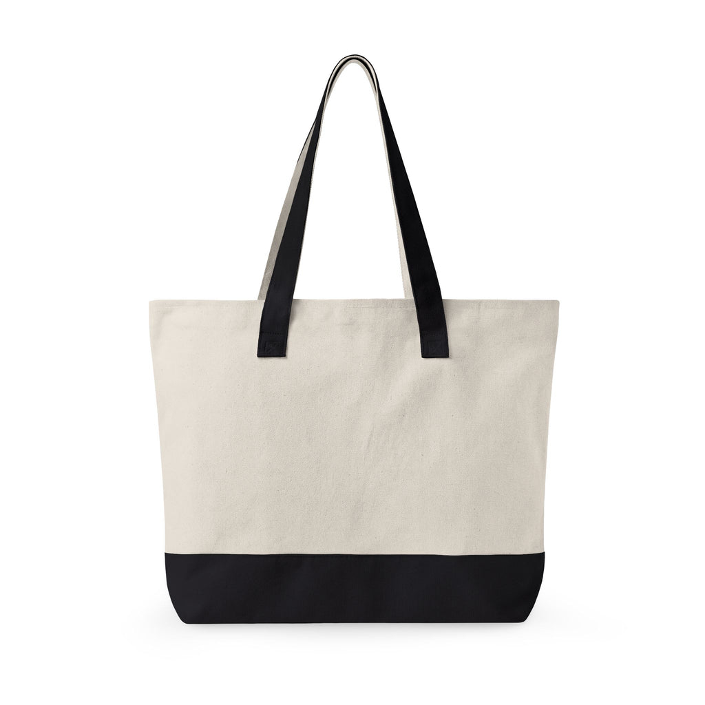 Canvas Tote Bag — “Assume That I Can” Motivational Zippered Tote
