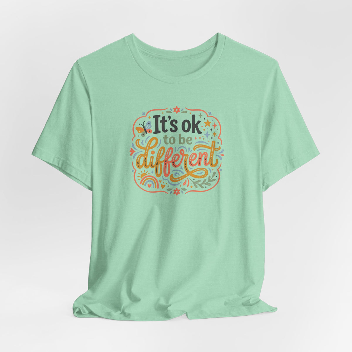 "It's OK To Be Different" Adult T-Shirt