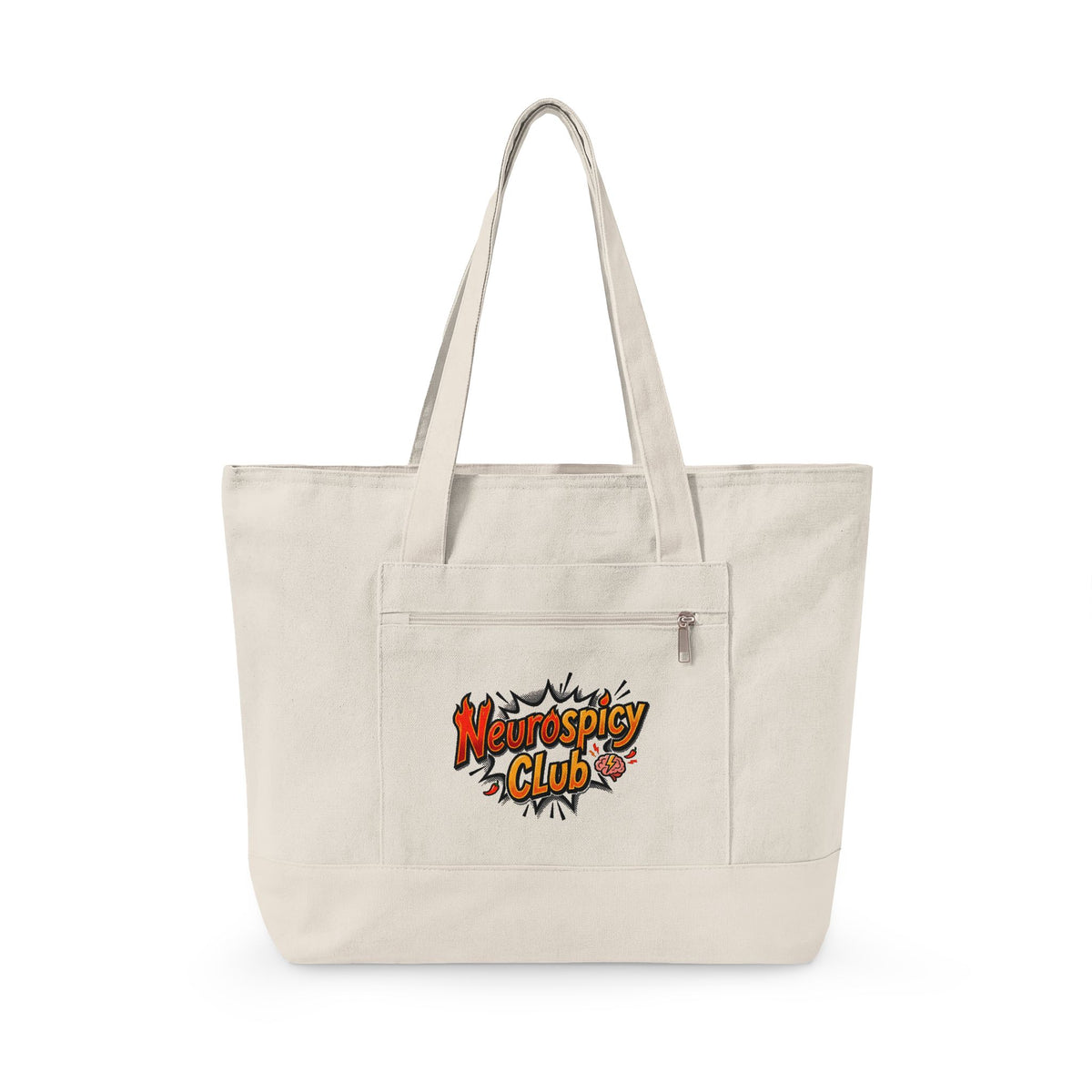 "Neurospicy Club" Canvas Tote Bag