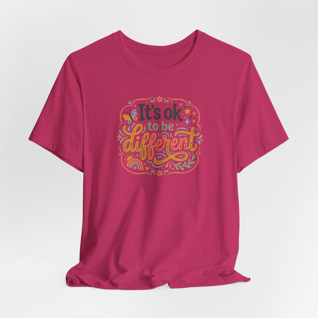 "It's OK To Be Different" Adult T-Shirt